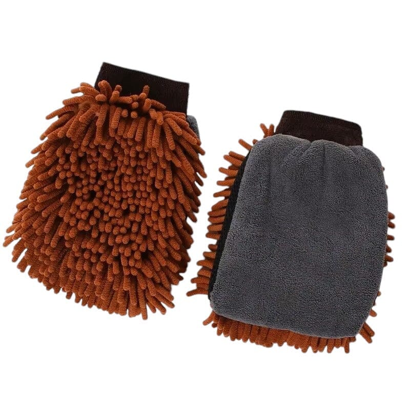Gant Microfibre - CarShineGlove™ - Café
