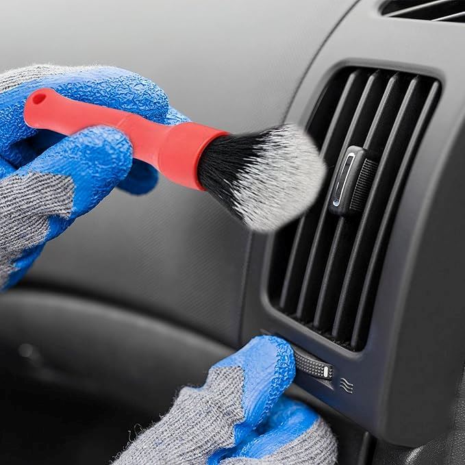 Brosse Nettoyage Voiture - CarUltraSoftBrush™ - Rouge